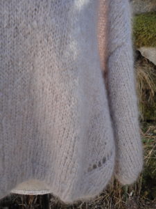 KIT à tricoter Pull mohair et soie - La ferme sous les Hiez