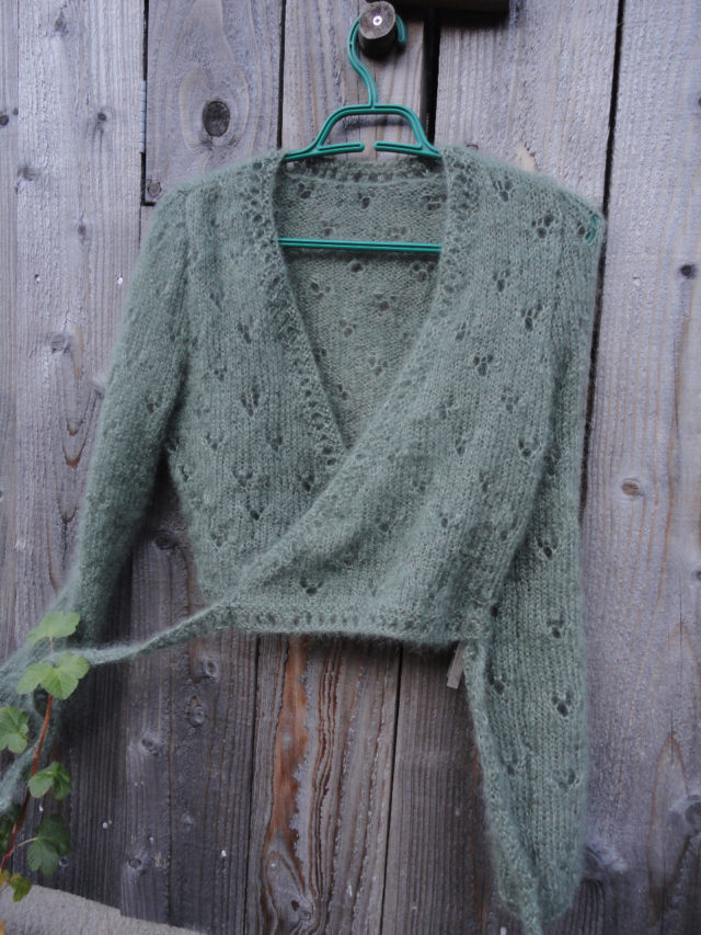 Kit tricot écharpe ajouré en mohair et soie - Rico design