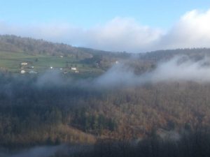 vue sur la brume