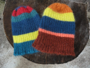 bonnet mohair et soie